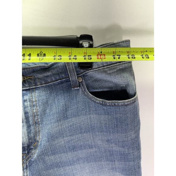 Levi's 505 Straight Leg Denim Jeans Womens Size 16 Comfortable Stretch Fabric - Picture 5 of 9